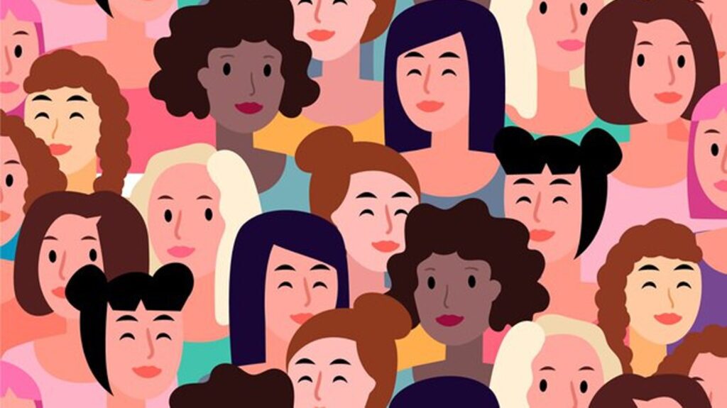 desenho representando mulheres